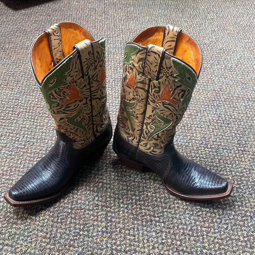 Frye Wedged Cowboy Boots